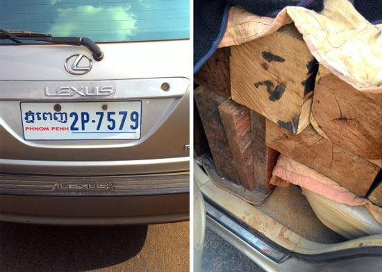 ប៉េអឹម​រតនៈគីរី​ចាប់​រថយន្ត​ដឹកឈើ​មួយ​ឡាន​បាន​មួយ​ដង្ហើម​ចង្រឹត​ចរចារ​ត្រូវ​គ្នា​ដោះលែង​បាត់​