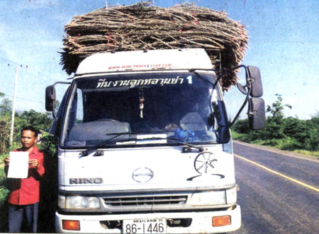 រថយន្ត​ដឹក​ដើម​ដំឡូង​មី​មកពី​ប្រទេស​ថៃ សមត្ថកិច្ច​ជម្រិត​ទារប្រាក់​តាម​អំពើ​ចិត្ត​