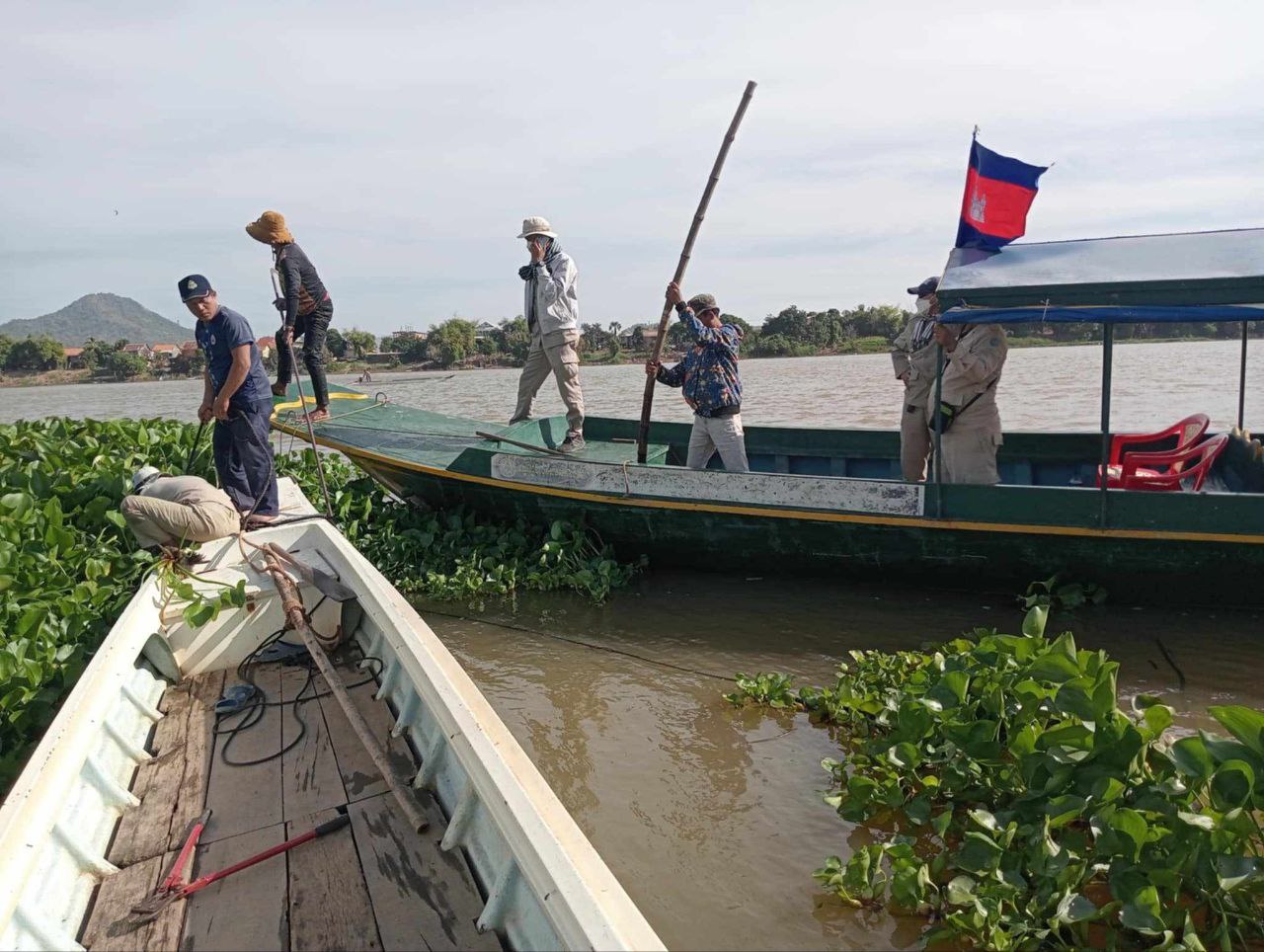 ខណ្ឌ​រដ្ឋបាល​ជលផល​កំពង់ឆ្នាំង​បន្ត​សកម្ម​ចុះ​ល្បាត និង​បង្ក្រាប​បទល្មើស​នេសាទ នា​ថ្ងៃ​ទី 10 ខែ​មករា ឆ្នាំ 2025