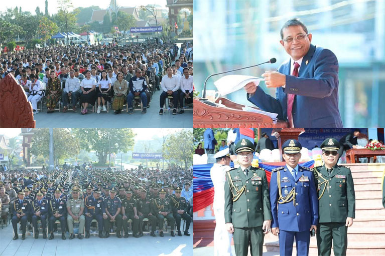 លោក​ឧត្តមសេនីយ៍ទោ សិទ្ធិ ឡោះ  អញ្ជើញ​ចូលរួម​ប្រារព្ធ​ពិធី​អបអរសាទ​រំឭក​ខួប​អនុស្សាវរីយ៍​លើក​ទី​៤៦ នៃ​ទិវា​ជ័យជម្នះ ៧ មករា (៧ មករា ១៩៧៩ – ៧ មករា ២០២៥) នៅ​សួន​តេជោ​ឈ្នះ ឈ្នះ ក្រុង​សិរីសោភ័ណ