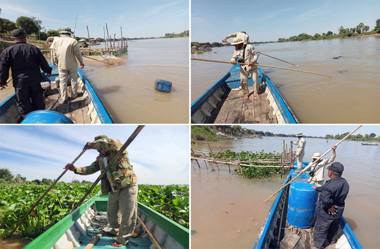 ខណ្ឌ​រដ្ឋបាល​ជលផល​កំពង់ឆ្នាំង​បន្ត​សកម្ម​ចុះ​ល្បាត និង​បង្ក្រាប​បទល្មើស​នេសាទ នា​ថ្ងៃ​ទី ០៩ ខែ​មករា ឆ្នាំ ២០២៤