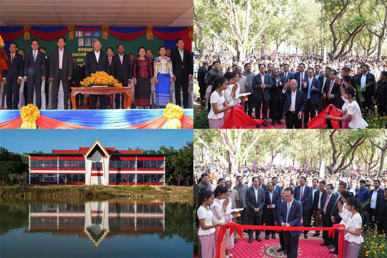 ឯកឧត្តម​បណ្ឌិត អ៊ាង សុផល្លែត អញ្ជើញ​ចូលរួម​ពិធី​សម្ពោធ​ដាក់​ឱ្យ​ប្រេី​ប្រាស់​អគារសិក្សា​ថ្មី នៅ​វិទ្យាល័យ ហេង សំរិន ចក​