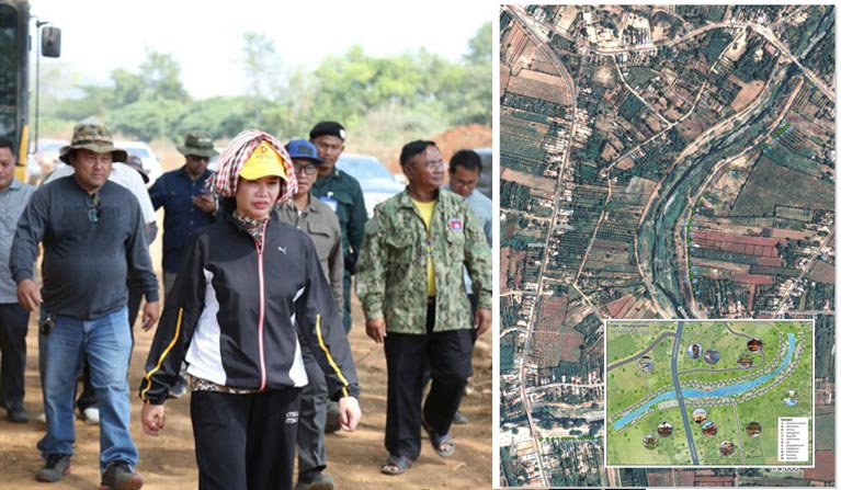 ខេត្ត​ប៉ៃលិន គ្រោង​ធ្វើ​សួន «​តេជោ​សន្តិភាព​» នៅ​អម​សងខាង​ដងស្ទឹង​ប៉ៃលិន ប្រវែង ជិត ២០០០​ម៉ែត្រ​