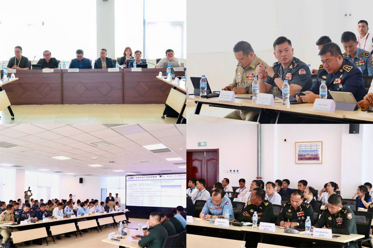 លោក​ឧត្តមសេនីយ៍ត្រី សៀ ទីន មេបញ្ជាការ កងរាជអាវុធហត្ថ​ខេត្តសៀមរាប ដឹកនាំ​មន្ត្រី​ក្រោម​ឱវាទ ចូលរួម​កិច្ចប្រជុំ​សម្របសម្រួល និង​ត្រៀម​រៀបចំ​ការធ្វើ​លំ​ហាត់​សមយុទ្ធ​ទ្រង់ទ្រាយ​ធំ Full Scale Airport Emergency Exercise (SAI-EX24) នៅ​អាកាសយានដ្ឋាន​អន្តរជាតិ​សៀមរាប​អង្គរ