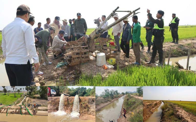 សម្ដេច​បវរ​ធិបតី ហ៊ុន ម៉ា​ណែ​ត​៖ ក្រសួង​ធនធានទឹក បាន​អន្តរាគមន៍​បូមទឹក​ជួយសង្គ្រោះ​ស្រូវ​រដូវប្រាំង និង​ដំណាំ​រួមផ្សំ នៅ​ខេត្ត​ចំនួន​៩ ដោយ​សង្គ្រោះ​បាន​ជិត​៣​ពាន់​ហិកតា