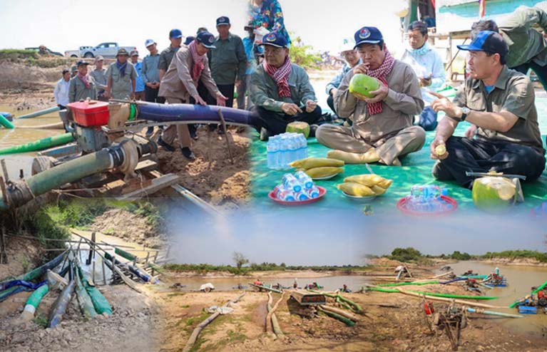ទេសរដ្ឋមន្ត្រី គន់ គីម និង​អភិបាលខេត្ត​ពោធិ៍សាត់ ចុះ​អន្តរាគមន៍​បូមទឹក​សង្គ្រោះ​ស្រូវប្រាំង​ប្រជាកសិករ​ឃុំ​កញ្ជ​រ និង​លើកទឹកចិត្ត​ដល់​កសិករ ឱ្យ​ចូលរួម​ចងក្រង​ជា​សហគមន៍​កសិកម្ម​ទំនើប ដើម្បី​ធានាបាន​ទិន្នផល​ល្អ និង​ទីផ្សារ​ល្អ