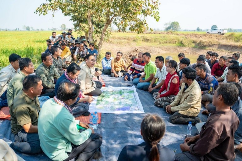 ឯកឧត្តម រដ្ឋមន្ត្រី ថោ ជេដ្ឋា ចុះ​ពិនិត្យ​ការងារ​អន្តរាគមន៍​សង្គ្រោះ​ស្រូវប្រាំង​ប្រជា​កសិករ​ដែល​ជួប​បញ្ហា​ខ្វះ​ទឹក​ស្រោចស្រព ក្នុង​ភូមិសាស្ត្រ​ខេត្ត​បាត់ដំបង និង​ខេត្ត​ប៉ៃលិន