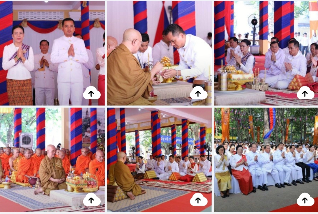 ឯកឧត្តមអភិសន្តិបណ្ឌិត អញ្ជើញជាអធិបតី ពិធីបុណ្យវិសាខបូជា នៅភ្នំព្រះរាជទ្រព្យ