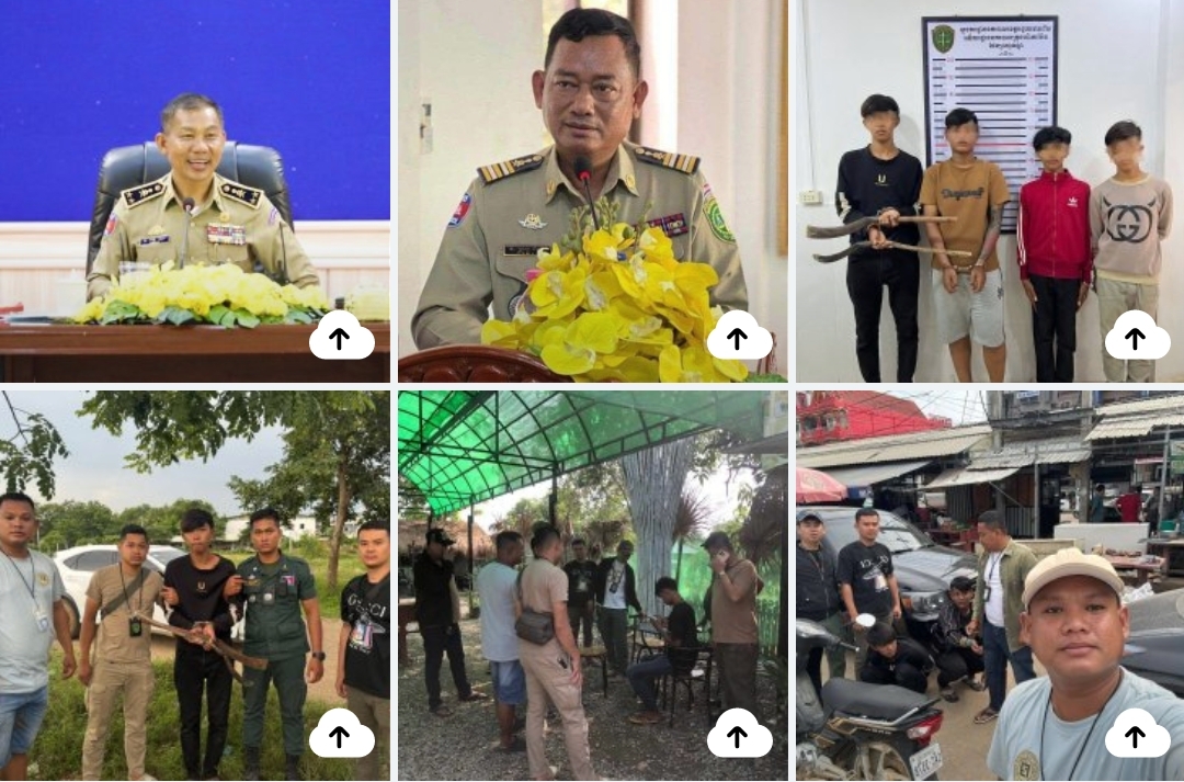 ក្មេងទំនើងមួយក្រុមជាង១០នាក់ ត្រូវបានសមត្ថកិច្ចបង្ក្រាប បន្ទាប់ពីធ្វើសកម្មភាព គប់ និង កាប់ ម៉ូតូរបស់បុគ្គលិកក្នុងហាងមួយកន្លែងនៅក្រុងប៉ោយប៉ែតបណ្ដាលឲ្យរងការខូចខាត