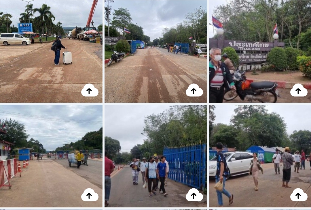 ច្រកព្រំដែនទាំង៣ កម្ពុជា-ថៃ នៅខេត្តឧត្តរមានជ័យ បើកដំណើរការធម្មតា