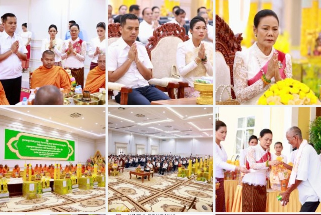 ពិធីប្រគេនទៀនចំណាំព្រះវស្សា និងទេយ្យទាន ដល់ព្រះសង្ឃ ចំនួន ៣៩វត្ត នៅខេត្តព្រៃវែង