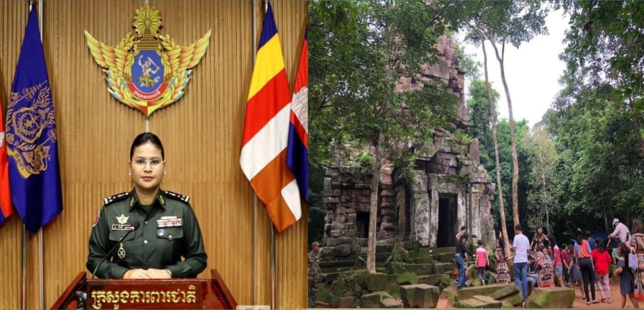 អ្នកនាំពាក្យក្រសួងការពារជាតិកម្ពុជាបញ្ចេញប្រតិកម្មចំពោះទង្វើរបស់ទាហានថៃនិងពលរដ្ឋថៃនៅប្រាសាទតាក្របី
