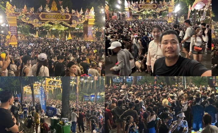 ថ្ងៃចុងក្រោយនៃព្រឹត្តិការណ៍ «នគរសង្ក្រាន្ត» មានភ្ញៀវជាតិនិងអន្តរជាតិ យ៉ាងច្រើនកុះករ បន្តចូលរួមលេងកម្សាន្ត បើទោះបីជាមានភ្លៀងធ្លាក់ក៏ដោយ