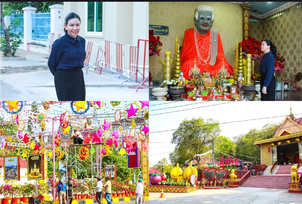 អភិបាលខេត្តប៉ៃលិន ពិនិត្យមើលការរៀបចំត្រៀមសម្រាប់បុណ្យចូលឆ្នាំថ្មីប្រពៃណីជាតិខ្មែរ នាពេលខាងមុខ