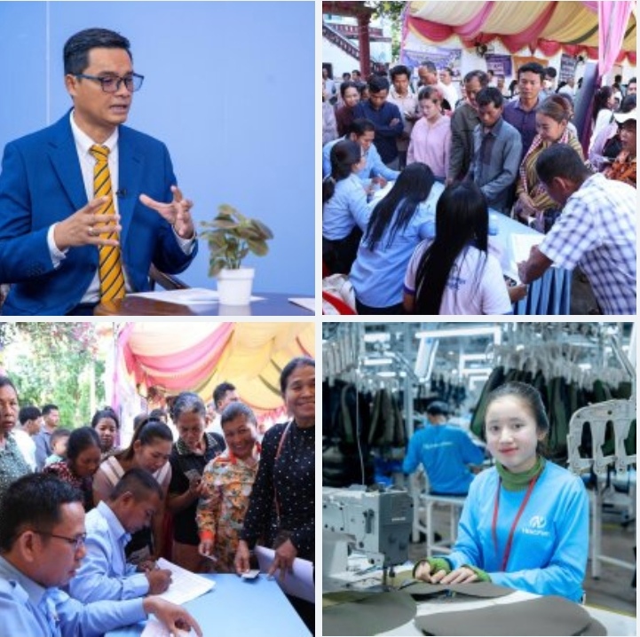 ស្របតាមការណែនាំរបស់សម្តេចធិបតី ក្រសួង​ការងារអំពាវនាវដ​ល់បងប្អូនអ​តីតពលករចុះ​ឈ្មោះស្វែ​ងរកកា​រងារធ្វើ ខណៈឱ​កាស​ការងារ​មា​នជាង ៩ម៉ឺ​នកន្លែង