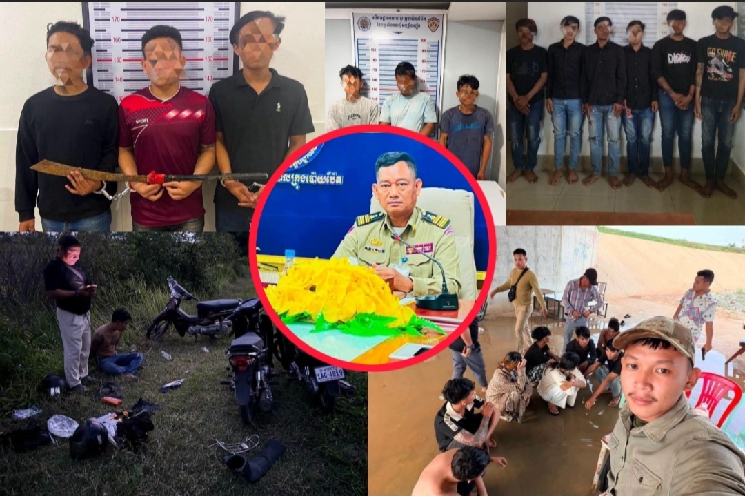 កម្លាំងអធិការដ្ឋាននគរបាលក្រុងប៉ោយប៉ែត រយ:ពេល០៥ថ្ងៃ ឃាត់ខ្លួនជនសង្ស័យ សរុបចំនួន១៦នាក់ ពាក់ព័ន្ធករណីលួច ទ្រព្យសម្បត្តិ ប្រជាពលរដ្ឋមានស្ថានទម្ងន់ទោស និង ករណីទាត់ធាក់កាប់ប្លន់យកម៉ូតូមាន ចំនួន០៥ករណី និង ពាក់ព័ន្ធករណីគ្រឿងញៀន ០១ករណី