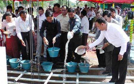 ពិធីបញ្ចុះបឋមសិលាកសាងអគាររដ្ឋបាលនិងសាលប្រជុំស្រុកជលគីរី