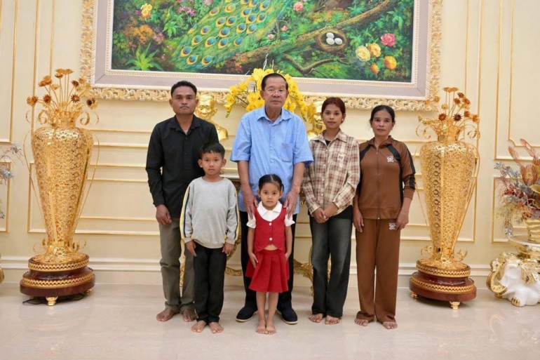 សម្ដេច​តេជោ ទទួល​បាន​ផ្ទះ និង​ដីចំការ សម្រាប់​ផ្ដល់ជូន​គ្រួសារ ចៅស្រី តី រួចហើយ​