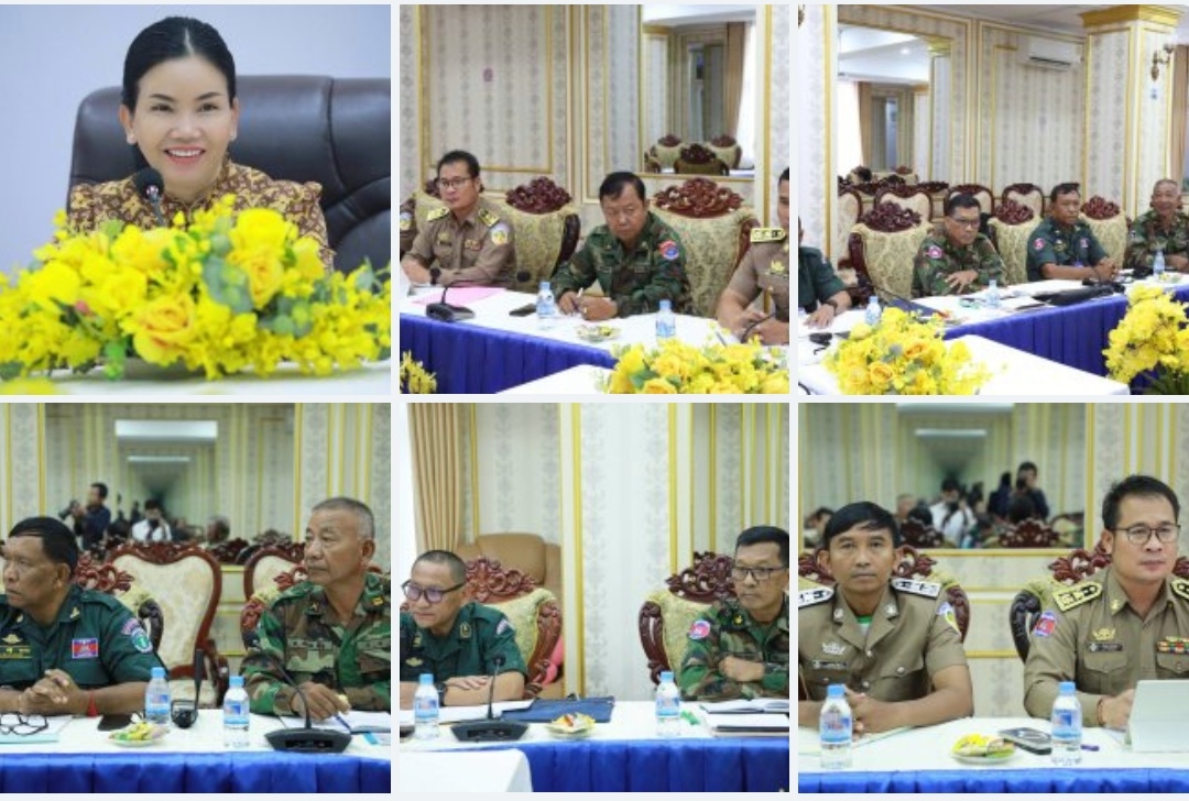 អភិបាលខេត្តប៉ៃលិន ដឹកនាំកិច្ចប្រជុំ ស្តីពីវឌ្ឍនភាពការងារ របស់អង្គភាពកងកំលាំងជួរមុខ