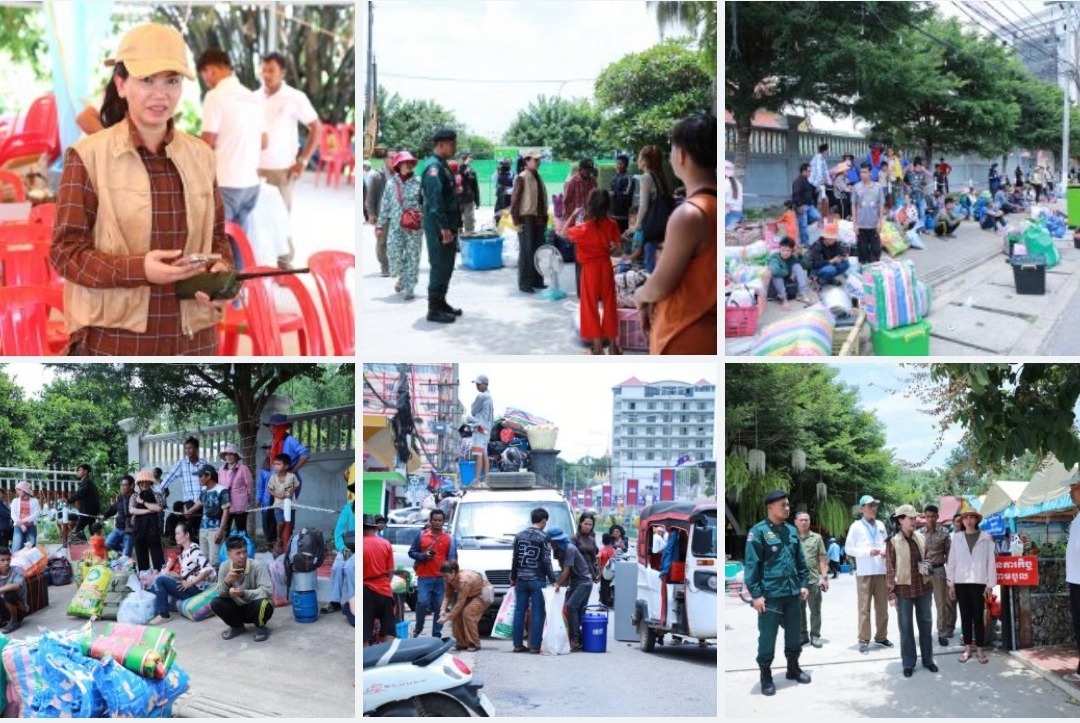 ច្រកព្រំដែ​នអន្តរជាតិព្រំខេត្តប៉ៃលិន ប្រជាពលរដ្ឋខ្មែររា ប់ពាន់នាក់សម្រុកត្រឡប់មកស្រុកកំ​ណើ​តវិញ ក្រោម​ការយកចិត្តទុកដាក់​ពីរដ្ឋបាល​ខេត្ត