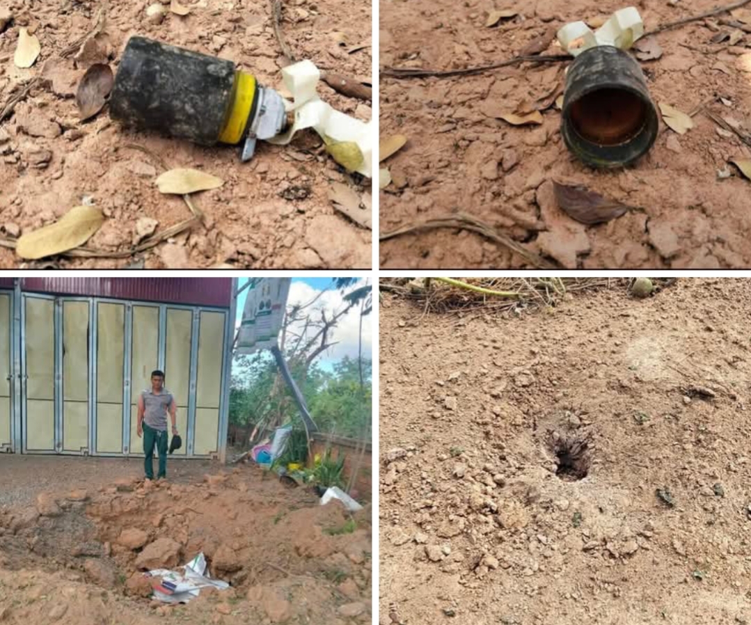 នេះគឺជាគ្រាប់បែកចង្កោម M46 ដែលយោធាថៃប្រើប្រាស់មកលើកម្ពុជាក្នុងសកម្មភាពឈ្លានពានប្រដាប់របស់ខ្លួនមកលើអធុបតេយ្យនិងបូរណភាពដែនដីកម្ពុជា។ វាមិនមែនគ្រាន់តែជាអាវុធនោះទេ ប៉ុន្តែវាជាអន្ទាក់សម្រាប់ជនស៊ីវិល។ គ្រាប់ប្រភេទនេះងាយនឹងផ្ទុះ។ ការប៉ះស្រាលៗ រំញ័រតិចតួច ការចង់ដឹង ការចង់ឃើញរបស់កុមារ ឧបករណ៍របស់កសិករនៅក្នុងដី មួយណាក៏អាចបង្កឱ្យមានគ្រោះថ្នាក់ដល់ជីវិតផងដែរ។