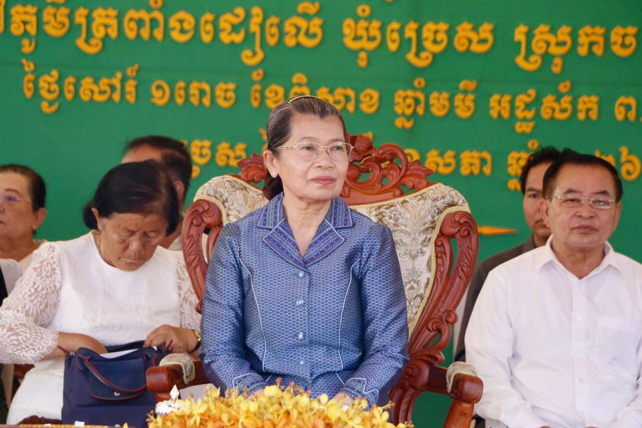 ពិធីសម្ពោធសមិទ្ធផលនានាក្នុងវត្តព្រៃខ្លូត​ ឃុំច្រេស ស្រុកចន្ទ្រា ខេត្តស្វាយរៀង