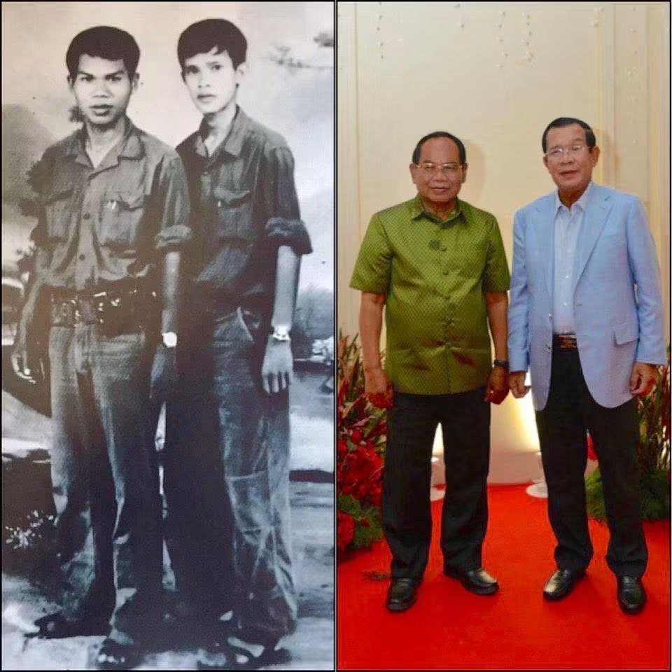 រូបថតមួយសន្លឹកថតកាលពី៤៨ឆ្នាំមុនគឺ ឆ្នាំ១៩៧១ដែលពេលនោះខ្ញុំមានអាយុ ១៩ឆ្នាំបងសុក សារឿនអាយុ២៩ឆ្នាំ