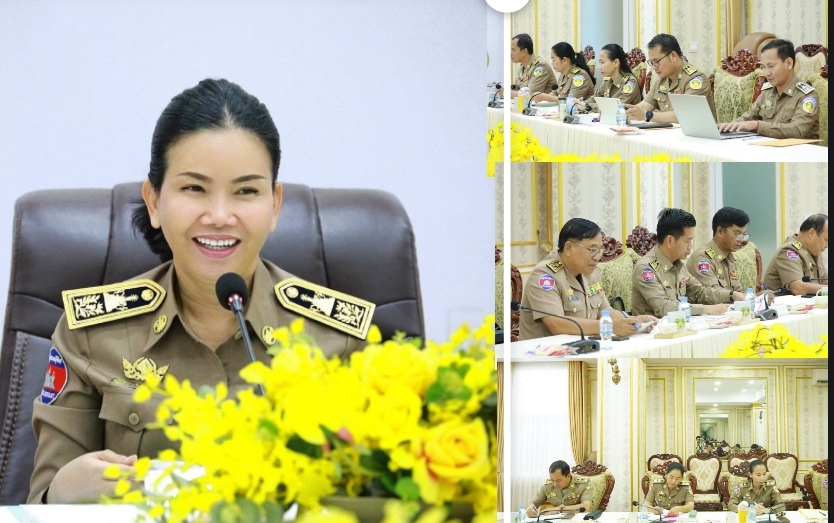 លោកជំទាវបណ្ឌិត បាន ស្រីមុំ អញ្ជើញដឹកនាំកិច្ចប្រជុំបូកសរុបសកម្មភាពការងារប្រចាំខែ